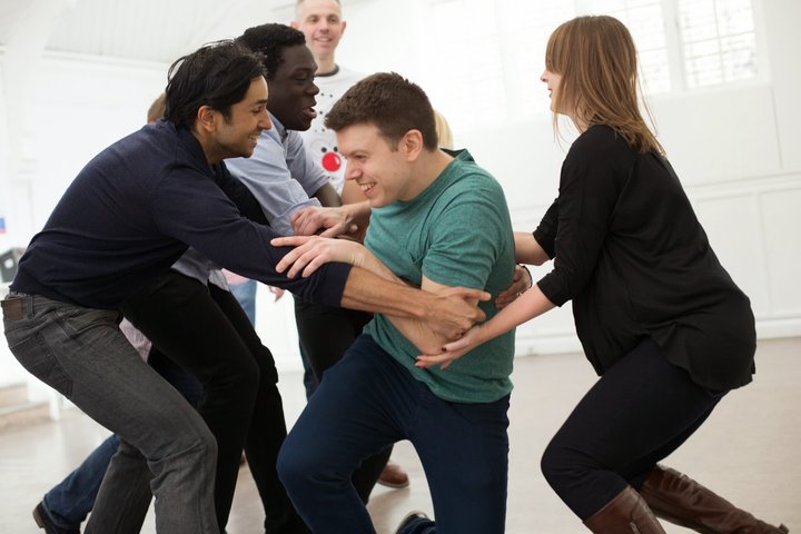 RADA Business delegates take part in a training exercise