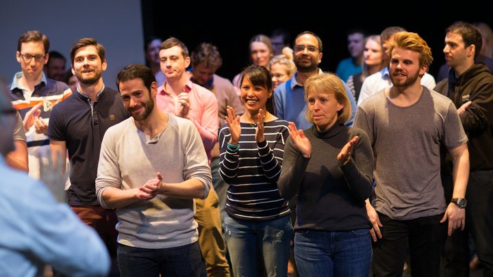 Delegates taking part in RADA Business training