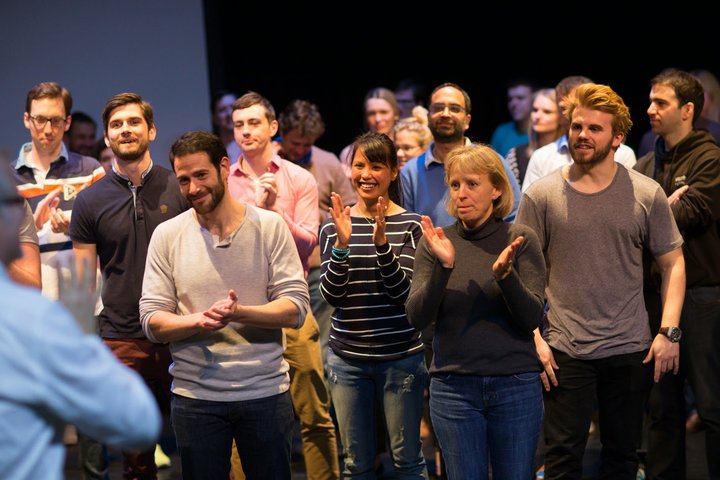 Delegates taking part in RADA Business training