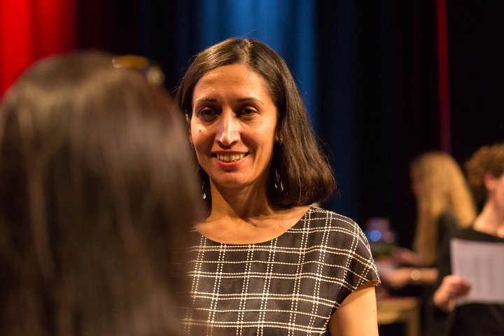 Woman in theatre auditorium during RADA Business course