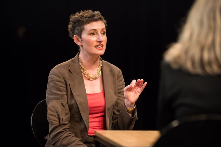 A RADA Business participant takes part in a round-table discussion.